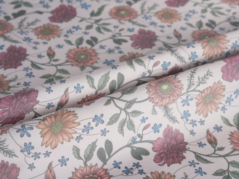 Kain lapisan cetak kemping-kembar poliester Kain lapisan cetak kemping-kembar poliester