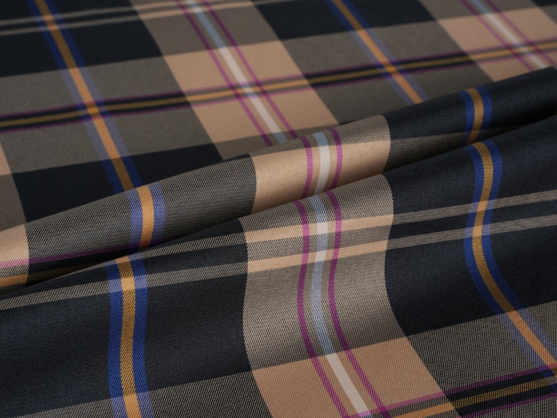 Kain lapisan lengan yang diwarnai benang poliester Kain lapisan lengan yang diwarnai benang poliester