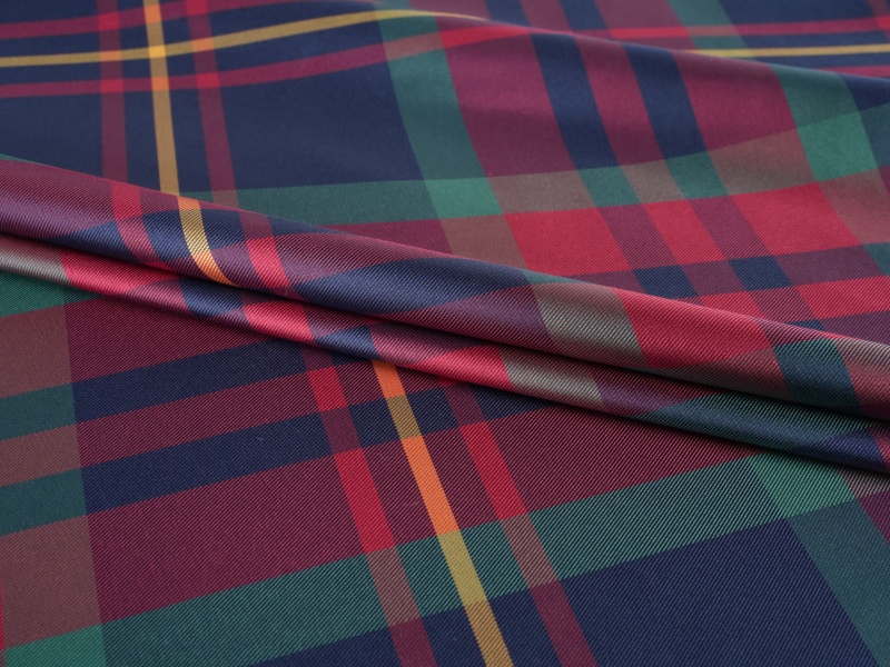 Kain lapisan lengan yang diwarnai benang poliester Kain lapisan lengan yang diwarnai benang poliester